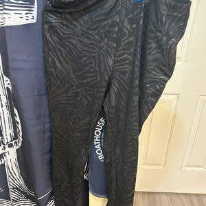 INC International Concepts Black Animal Print Leggings
